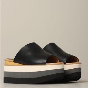 NEW Paloma Barcelò Daila wedge sandal in leather, size 9, SOLD OUT